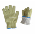 Aramid Heat Resistant Level 500 Celsiusdgree Cotton Liner Safety Work Glove double layer